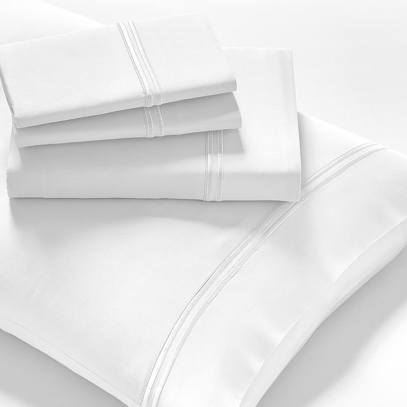 PureCare DeLuxe Modal Sheet or Pillowcase Set, White, FULL SET