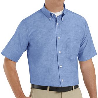 Men's Red Kap Short-Sleeved Executive Oxford Dress Shirt