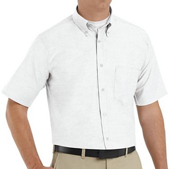 Men's Red Kap Short-Sleeved Executive Oxford Dress Shirt