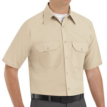 Men's Red Kap Solid Dress Uniform Shirt