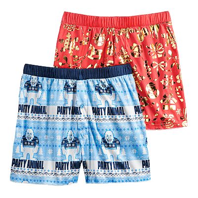 Men s Holiday Boxers 2 pack
