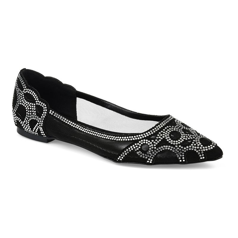 BATAVIABLACK Journee Collection Batavia Womens Flats, Size: 10, sku BATAVIABLACK