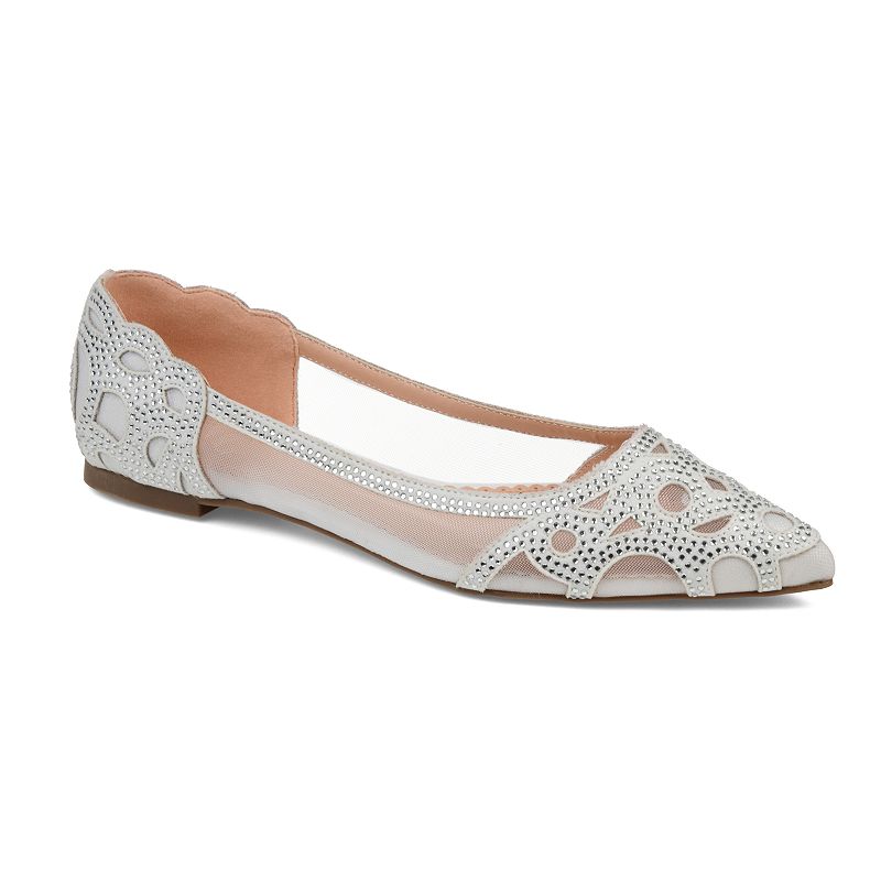 BATAVIAWHITE Journee Collection Batavia Womens Flats, Size: 10, sku BATAVIAWHITE