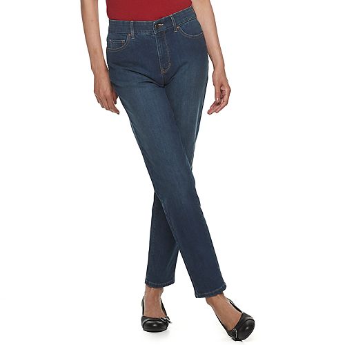 Women S Croft Barrow Comfort Waist Straight Leg Jeans