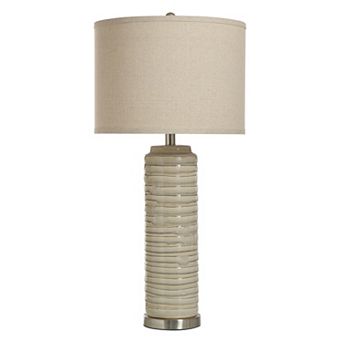 Anastasia Striped Base Table Lamp