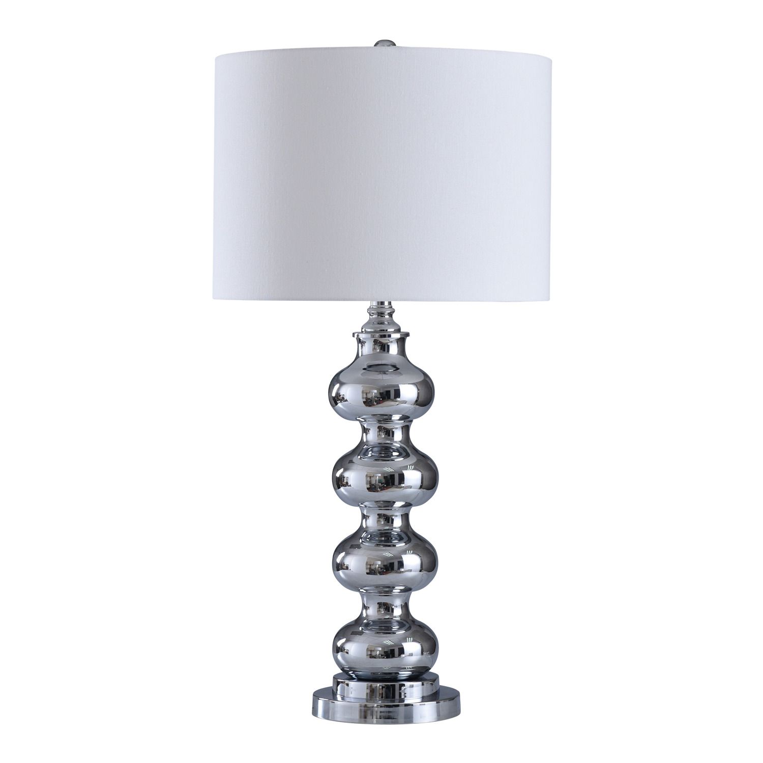 polished chrome table lamp