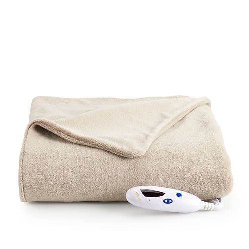 Biddeford Electric Heated Microplush Throw