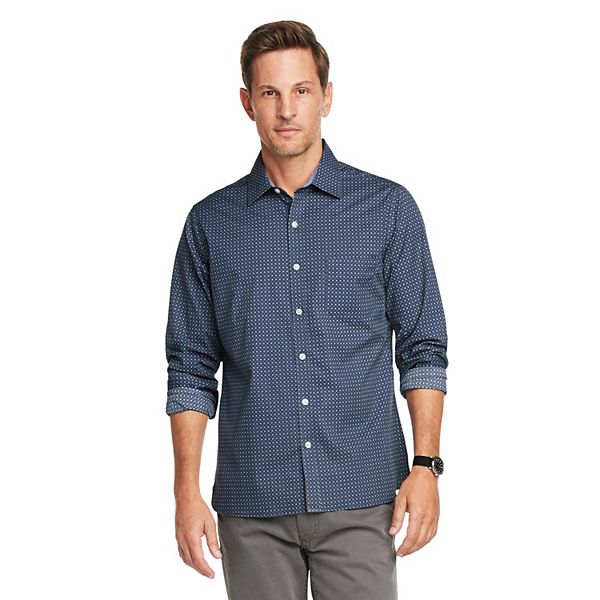 Men's Van Heusen Never Tuck Slim-Fit Button-Down Shirt