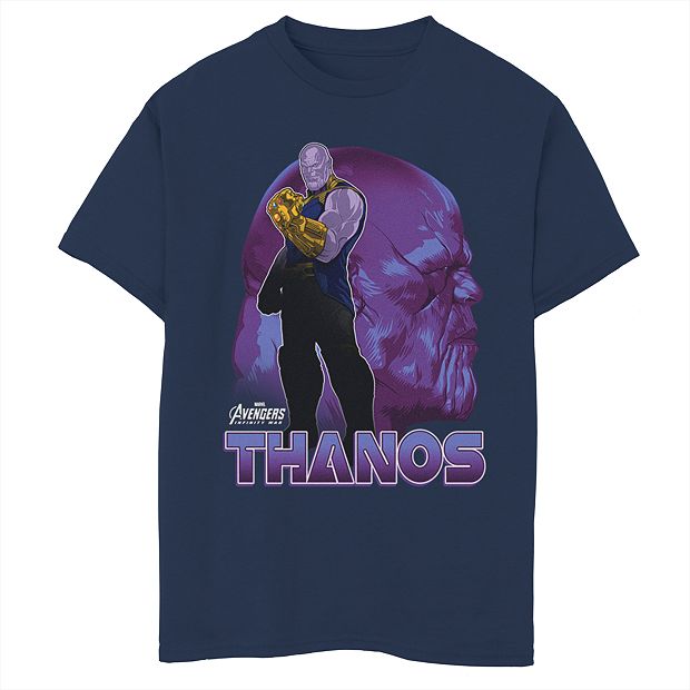 Boy s Marvel Avengers Infinity War Thanos Portrait T Shirt