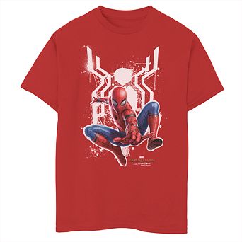 Boys 8-20 Marvel Comics Spider-Man Painted Logo Tee
