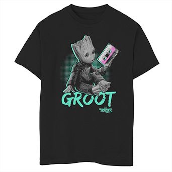 Boys 8-20 Marvel Guardians of the Galaxy 2 Baby Groot Neon Graphic Tee