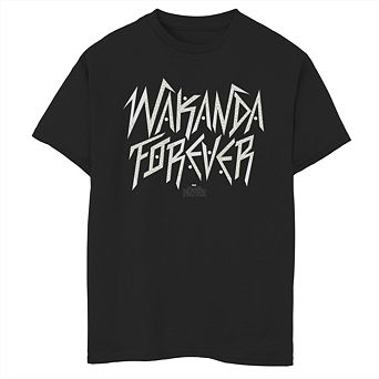 Boys 6-20 Marvel Black Panther Wakanda Forever Graphic Tee