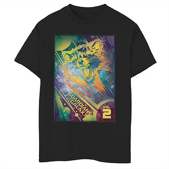 Boys 8-20 Marvel Guardians of the Galaxy 2 Space Rocket Tee
