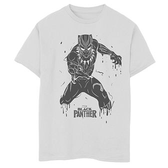 Boys' 8-20 Marvel Black Panther Splattered Graphic Tee