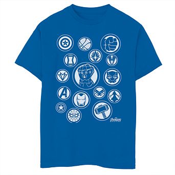 Boys' 8-20 Marvel Avengers Symbol Graphic Tee
