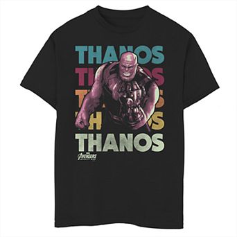 Boys' 8-20 Marvel Avengers 70's Thanos Graphic Tee