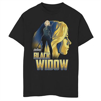 Boys' 8-20 Marvel Avengers Black Widow Graphic Tee