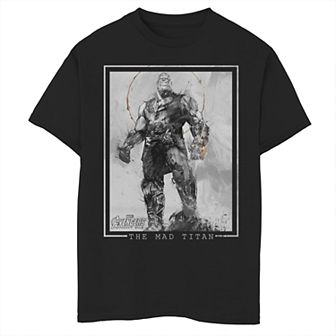 Boys' 8-20 Marvel Avengers Mad Titan Thanos Graphic Tee