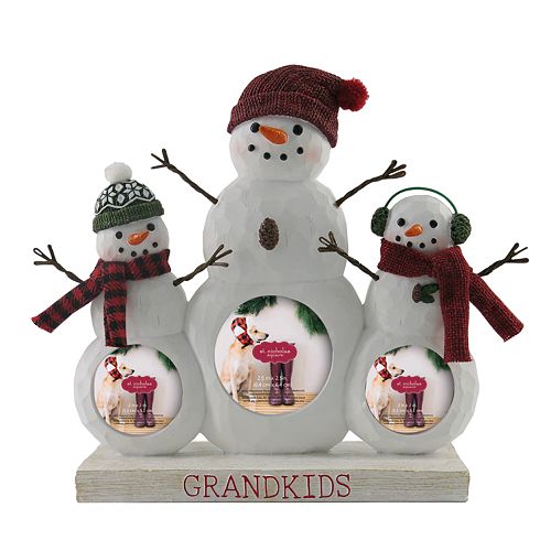 St. Nicholas Square® "Grandkids" Snowman Holiday Frame