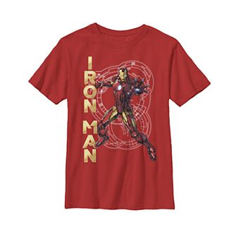Boys' 8-20 Marvel Avengers Iron Man Tech Graphic Tee