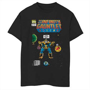 Boys' 8-20 Marvel Thanos Comic Cover Graphic Tee