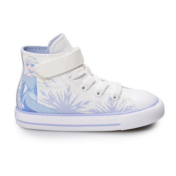 الكيرم Toddler Girls' Converse Chuck Taylor All Star Disney's Frozen 2 Elsa High  Top Shoes الكيرم