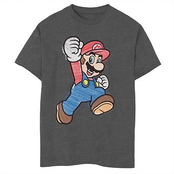 Boys 6-20 Nintendo Super Mario Marker Mario Graphic Tee