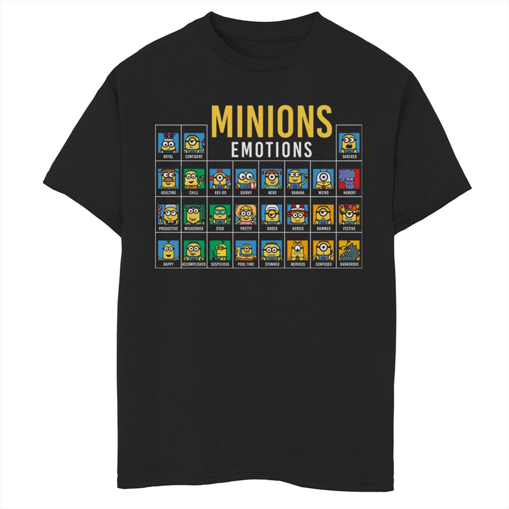 Boys 6-20 Minions Periodic Table Graphic Tee