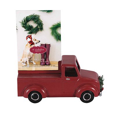 St. Nicholas Square® Red Truck Holiday Photo Holder