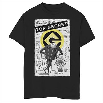 Boys 6-20 Minions Gru Moon Prints Tee