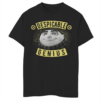 Boys 8-20 Minions Gru Genius Banner Tee