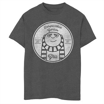 Boys 6-20 Minions Gru Despicable Genius Tee