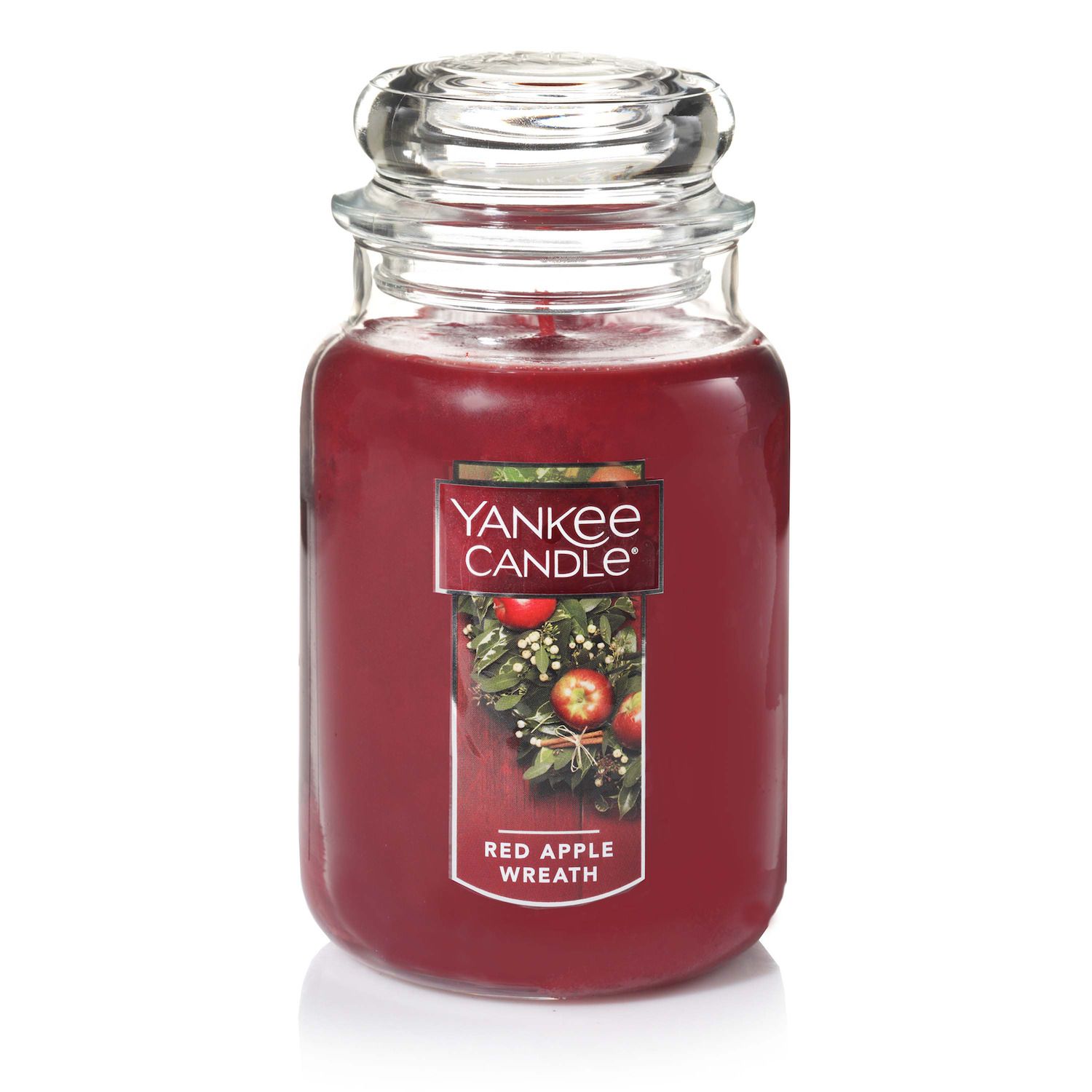 Yankee Candle Red Apple Wreath 22-oz. Large Candle Jar