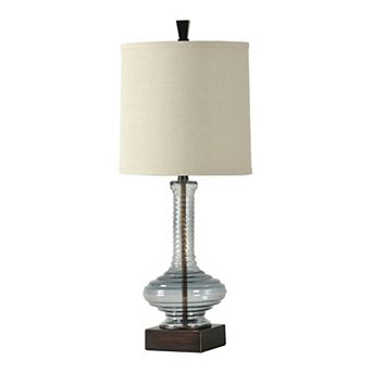 Opaque Blue Table Lamp