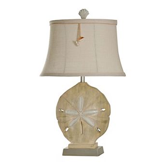 Vipiteno Table Lamp Sandstone and Silver Finish