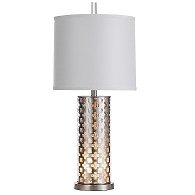 Estero Brushed Steel Table Lamp