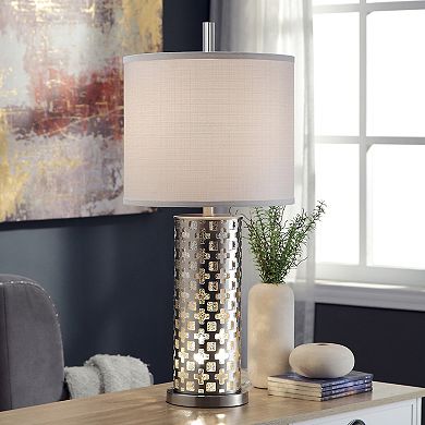 Estero Brushed Steel Table Lamp