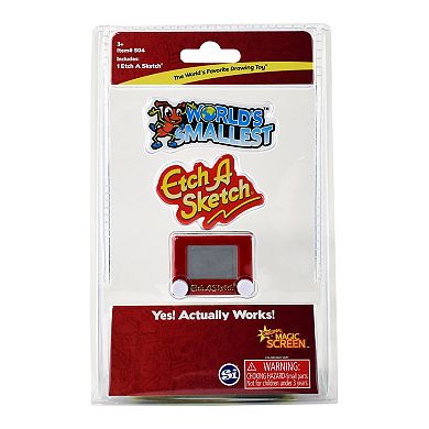 World's Smallest Etch a Sketch