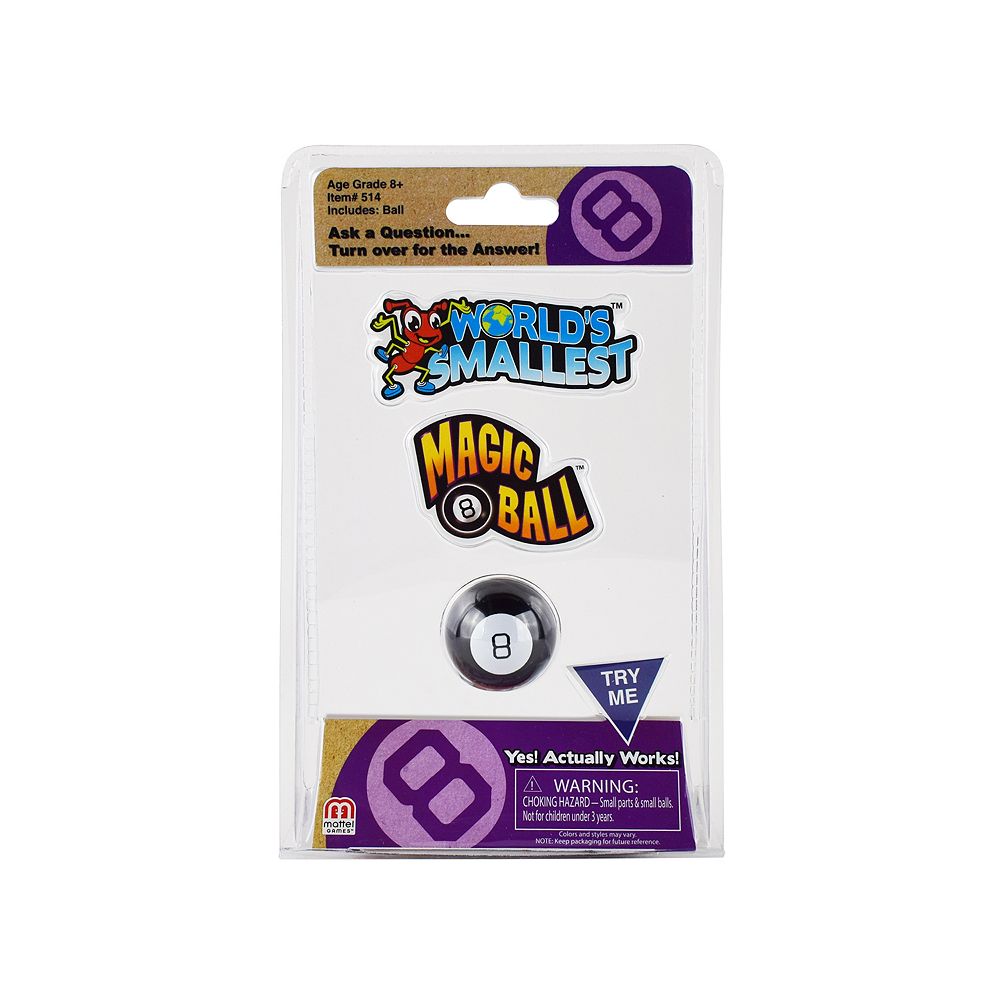 World's smallest magic 8 ball sales