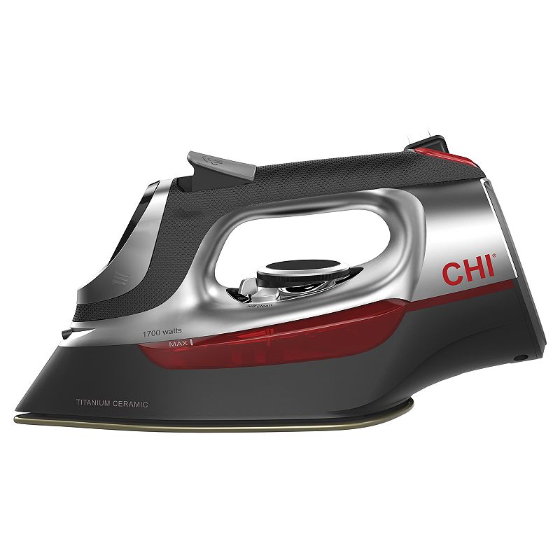 CHI Electronic Iron with Retractable Cord, Adult Unisex, Med Grey
