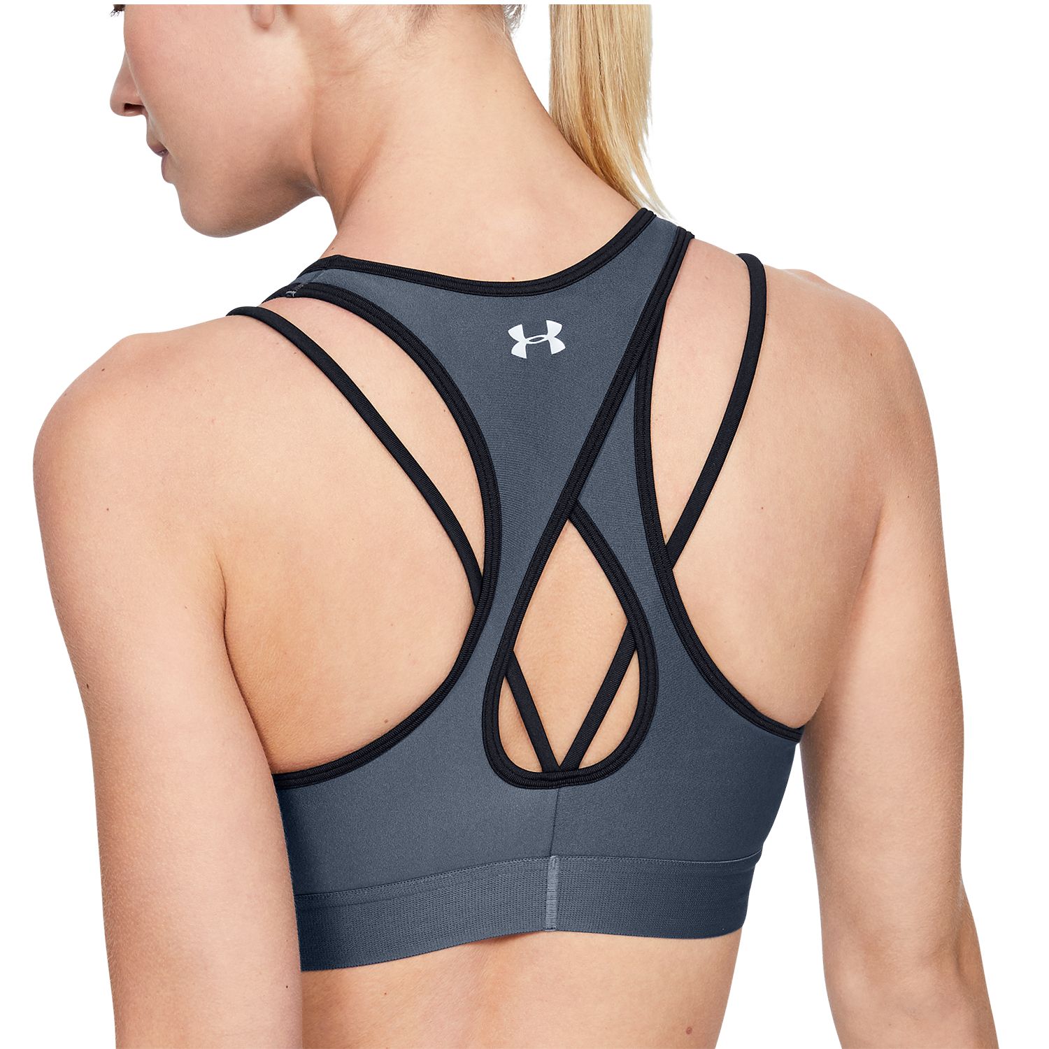 under armour tape strappy bra