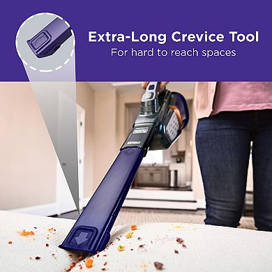 BLACK+DECKER™ 20V MAX* dustbuster® AdvancedClean+ Handheld Pet Vacuum With Base Charger and Extra Filter (HHVK515BPF07)