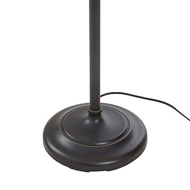 Dunbrook Lamp Dark Bronze Finish Set Of 3: 2 Table, 1 Floor