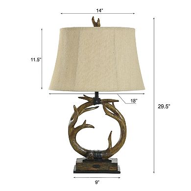 Dalton Antler Table Lamp