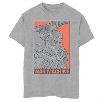 Boys 8-20 Marvel Pop War Machine Tee