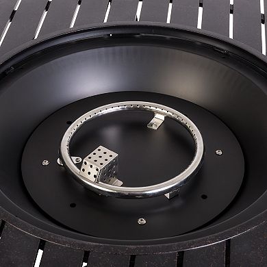 Fire Sense Grand Cooper Alum Round LPG Fire Pit