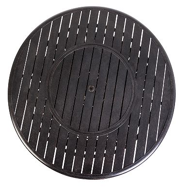 Fire Sense Grand Cooper Alum Round LPG Fire Pit