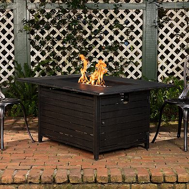 Fire Sense Longmont Rectangle Propane Fire Pit Table