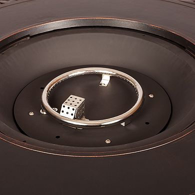 Fire Sense Bellante Woven Propane Fire Pit