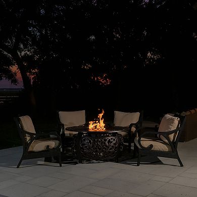 Fire Sense Toulon Oval Propane Fire Pit